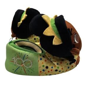 Disney Princess Tiana Toddler Sz 11-12 Plush Slippers Princess and the Frog